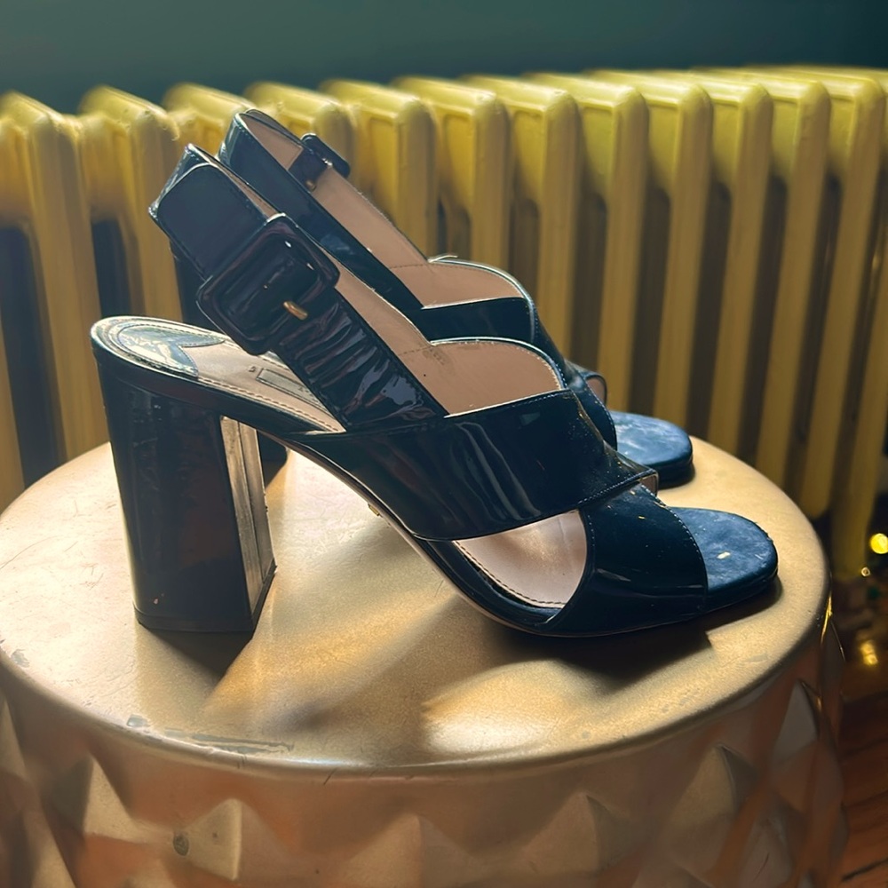 Prada Navy Blue, 7.5 Sandals.